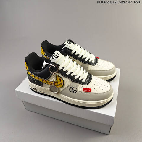 Nike Air Force 1 07 Low Off White Dark Green Grey EU 36-45 Sneaker - Unisex (BS-63425)