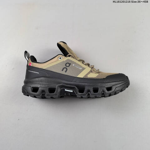On Running Cloudrock Low WP Olive Black EU 36-45 Trail Shoe Trail Running Sneakers - Unisex (BS-69738)