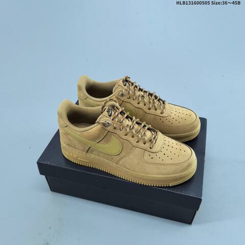 Nike Air Force 1 07 LV8 CJ9179 Wheat Tan Gum Brown EU 36-45 Sneaker - Unisex (BS-60498)