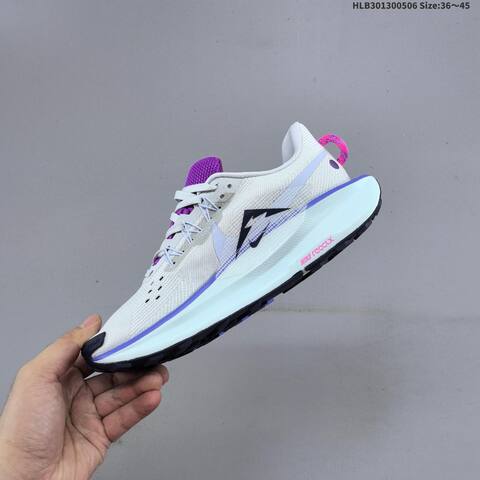 Nike Reactx Pegasus Trail 5 DV3865 White Purple Black Pink EU 36-45 Trail Shoe - Unisex (BS-60473)