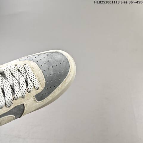 Nike Air Force 1 07 Light Beige Grey White EU 36-45 Sneaker - Unisex (BS-63497)