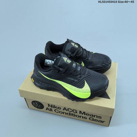 Nike ACG Mountain Fly Low GTX SE Mint Green Black White EU 36-40 Trail Shoe - Unisex (BS-60841)