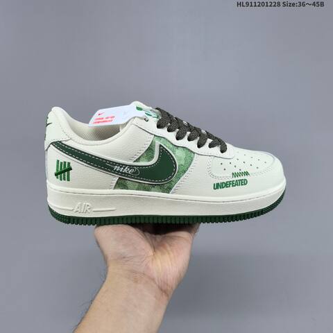 Nike Air Force 1 07 Off White Dark Green White EU 36-45 Sneaker - Unisex (BS-62366)