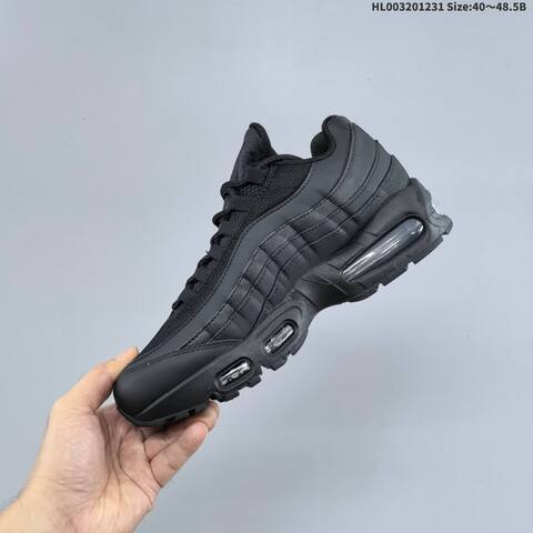 Nike Air Max 95 Big Bubble Triple Black EU 40-48 5 Running Shoe - Men's (BS-62300)
