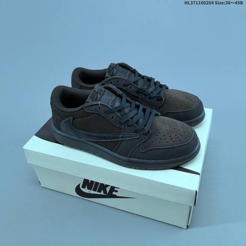 Fragment x Travis Scott x LV Air Jordan 1 AIR JORDAN Low Lifestyle (BS-66700)