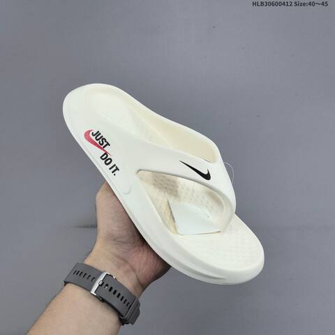 Nike Victori One Flip Flop Off White Black Red EU 40-45 Sandal - Men's (BS-60805)