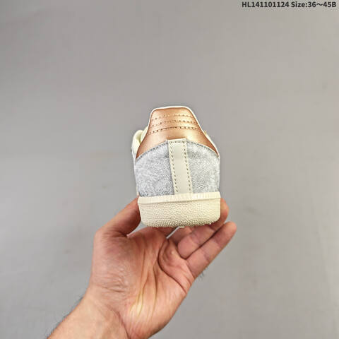 Adidas Samba Vegan OG SPD JR0035 Cream White Silver Rose Gold EU 36-45 Skate Shoe - Unisex (BS-65498)