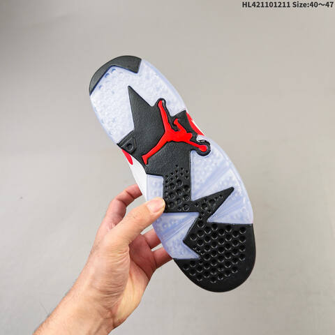 Air Jordan 6 Retro Infrared White AIR JORDAN 6 Aj6 Lifestyle (BS-67496)