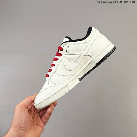 Nike SB Dunk Low Retro DIY Off White Red Black EU 36-45 Skate Shoe - Unisex (BS-63295)