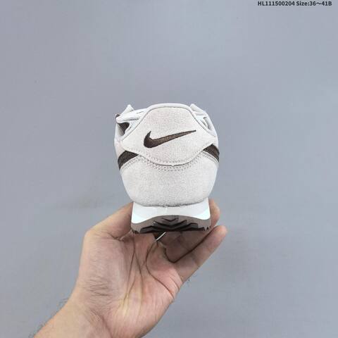 Nike Classic Cortez Light Pink Dark Brown White EU 36-41 Sneaker - Unisex (BS-61546)