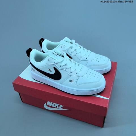 Nike Court Borough Low 2 White Blue EU 35-45 Skate Shoe - Unisex (BS-61790)