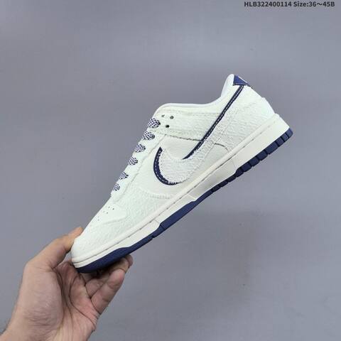 Nike SB Dunk Low Black White Grey Red EU 36-45 Skate Shoe - Unisex (BS-61996)