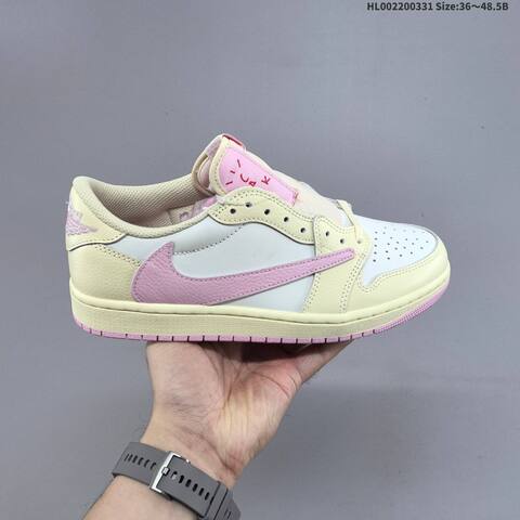 Travis Scott x Air Jordan 1 Low AIR JORDAN 1 Aj1 Lifestyle (BS-66385)