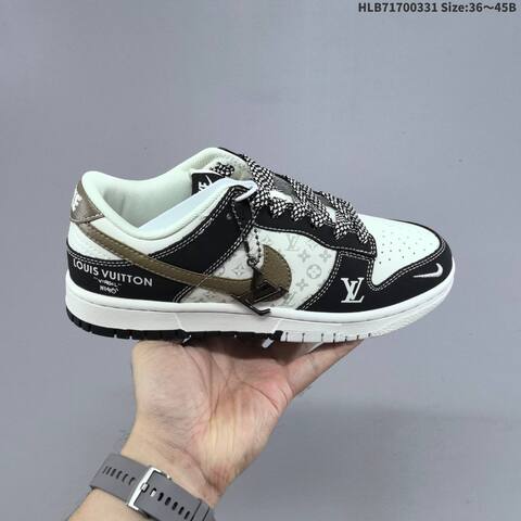 Nike Dunk SB Low Black White Brown EU 36-45 Skate Shoe - Unisex (BS-61018)
