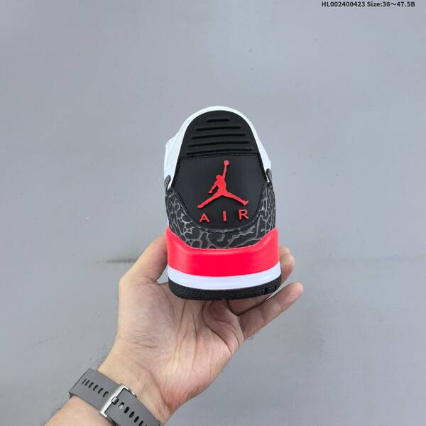 Jordan Legacy 312 Low White/Black/Grey with Infrared Pink EU 36-47.5 lifestyle