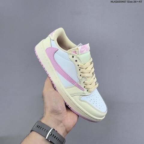 Travis Scott x Air Jordan 1 Low AIR JORDAN 1 Aj1 Lifestyle (BS-66302)