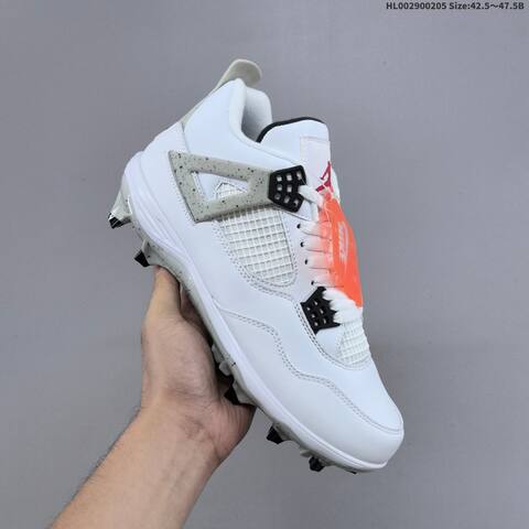 Air Jordan 4 TD White Cement AIR JORDAN 4 Aj4 Lifestyle (BS-66694)