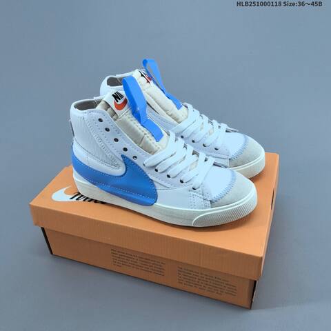 Nike Blazer Mid 77 Jumbo White Light Blue Sail EU 36-45 Skate Shoe - Unisex (BS-61916)