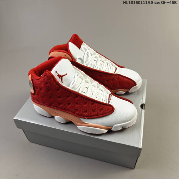 Jordan Air Jordan 13 black/white/red 36~46B basketball