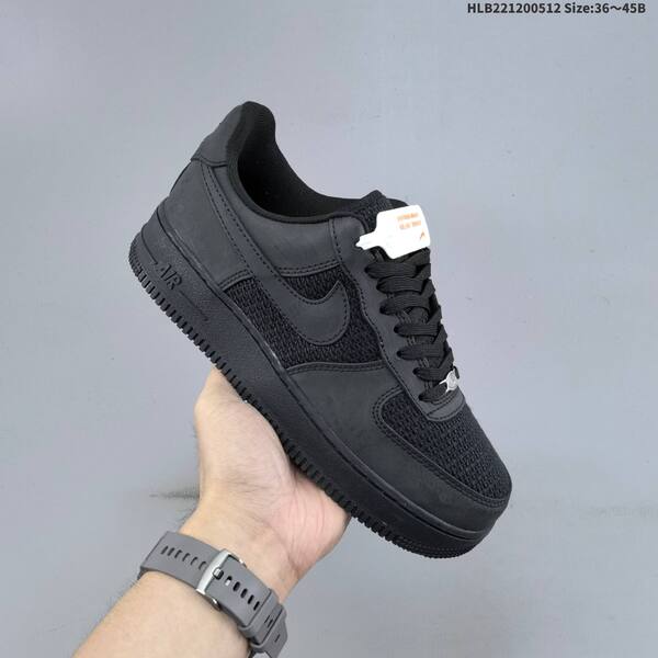 Nike Air Force 1 07 all black EU 36 45 sneaker EU 36-45