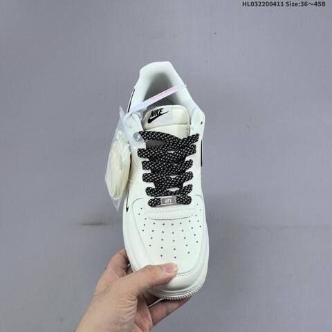 Nike Air Force 1 07 LV8 MM5288-072 Off White Black EU 36-45 Sneaker - Unisex (BS-60811)