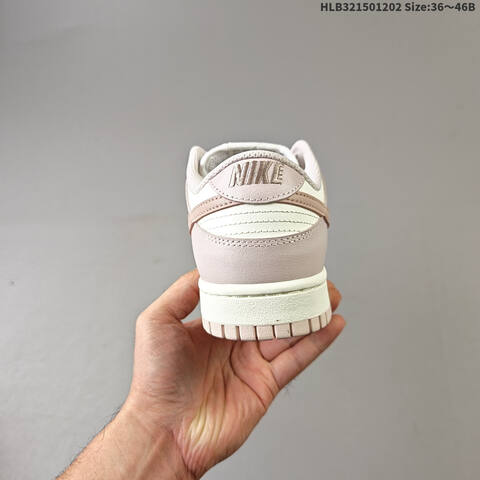 Nike SB Dunk Low Light Pink White Gold EU 36-46 Skate Shoe - Unisex (BS-62884)