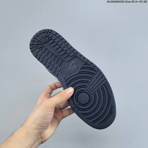 Air Jordan 1 Low Obsidian Suede AIR JORDAN 1 Aj1 Lifestyle (BS-66625)