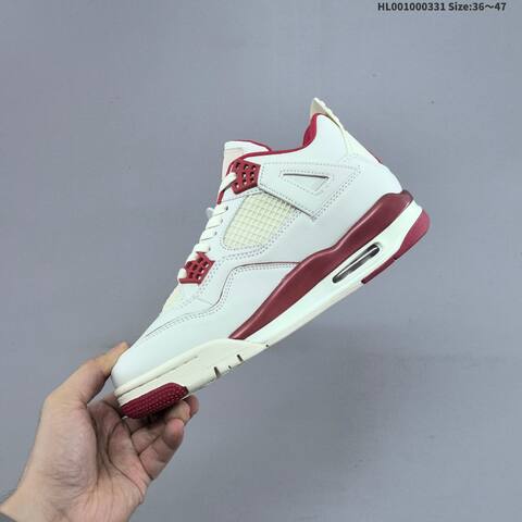 Air Jordan 4 Retro Sierra Red WMNS AIR JORDAN 4 Aj4 Lifestyle (BS-66379)