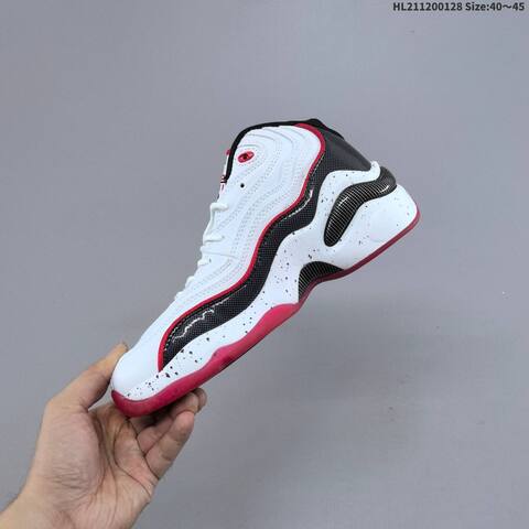 Nike Air Zoom Flight 96 White Black Red Purple Yellow EU 40-45 Basketball Shoe - Men's (BS-61697)