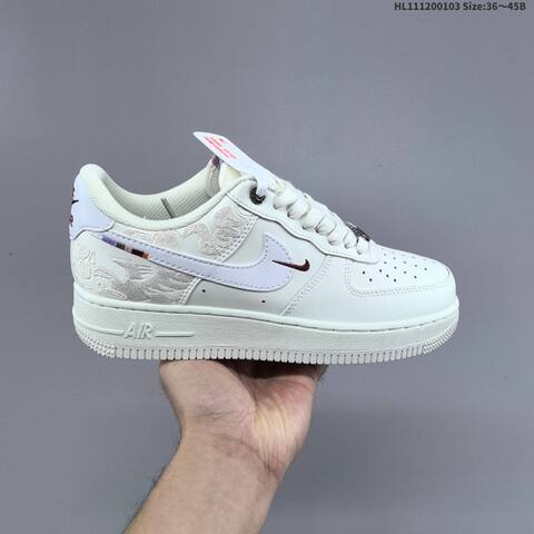 Nike Air Force 1 07 Wheat Tan White EU 36-45 Sneaker - Unisex (BS-62257)