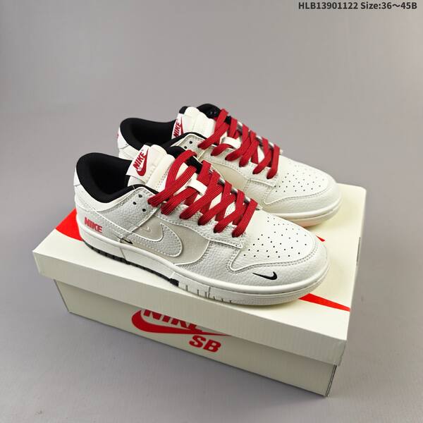 Nike SB Dunk Low white black grey navy EU 36-45 skate shoe