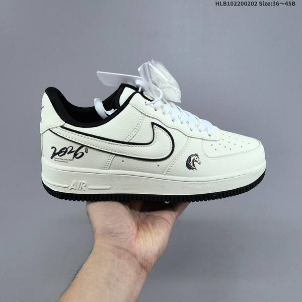 Nike Air Force 1 off white black red EU 36-45 sneaker