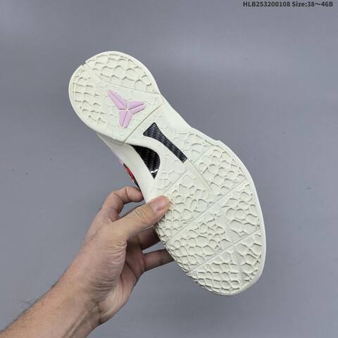 Nike Zoom Kobe VI CNY Pink Cream Red Orange Yellow EU 38-46 Basketball Shoe - Unisex (BS-62127)