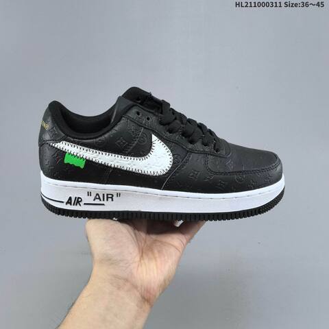 Nike Air Force 1 07 Low Multicolor Black White Green Pink EU 36 45 Sneaker EU 36-45 - Unisex (BS-61371)