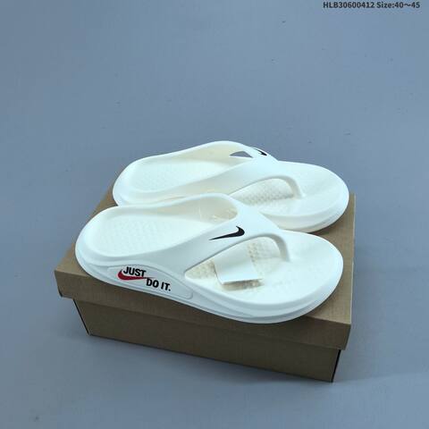 Nike Victori One Flip Flop Off White Black Red EU 40-45 Sandal - Men's (BS-60805)