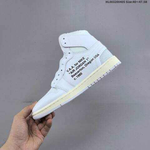 Virgil Abloh Archive x Air Jordan 1 High OG Alaska AIR JORDAN 1 Aj1 Lifestyle (BS-60924)