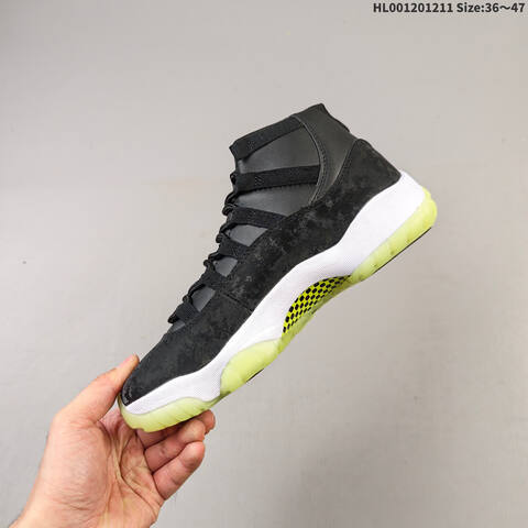 Air Jordan 11 Retro High Barely Volt AIR JORDAN 11 Aj11 Lifestyle (BS-67487)
