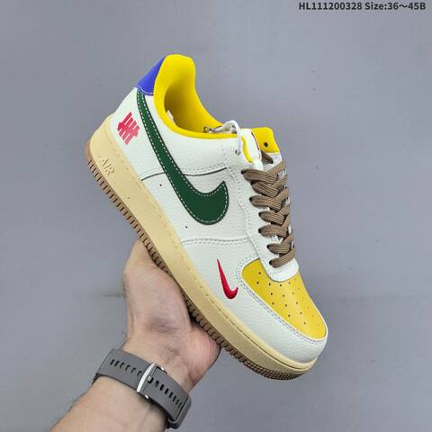 Nike Air Force 1 07 Off White Yellow Green Red Blue EU 36 45 Sneaker EU 36-45 - Unisex (BS-61076)
