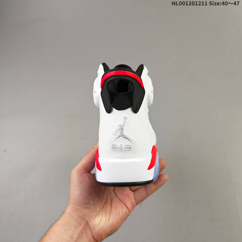Air Jordan 6 Retro Infrared White AIR JORDAN 6 Aj6 Lifestyle (BS-67493)