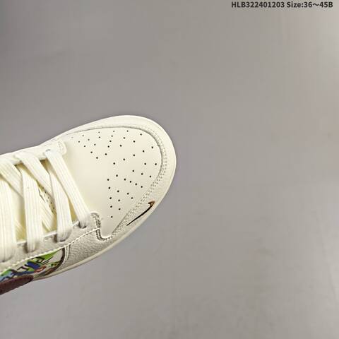 Nike SB Dunk Low Off White Brown Multicolor EU 36-45 Skate Shoe - Unisex (BS-62859)