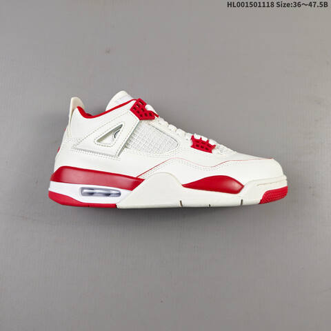 Air Jordan 4 Retro Sierra Red WMNS AIR JORDAN 4 Aj4 Lifestyle (BS-67782)