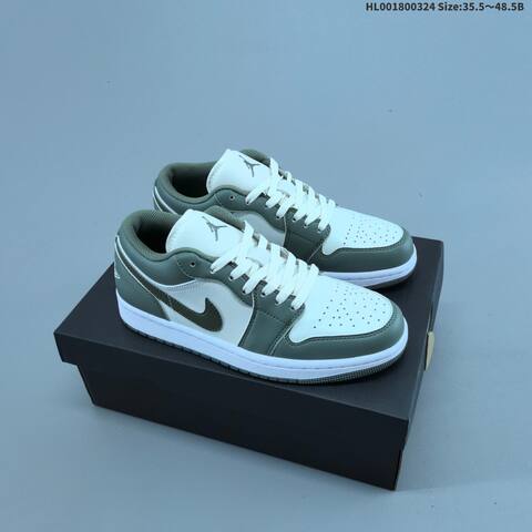 Air Jordan 1 Low Vintage Lichen AIR JORDAN 1 Aj1 Lifestyle (BS-66454)