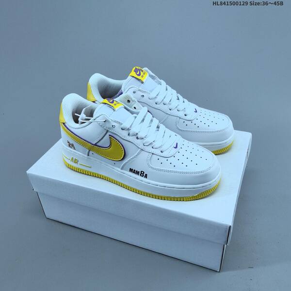 Nike Air Force 1 07 FZ1151-100 white black red yellow EU 36-45 sneaker
