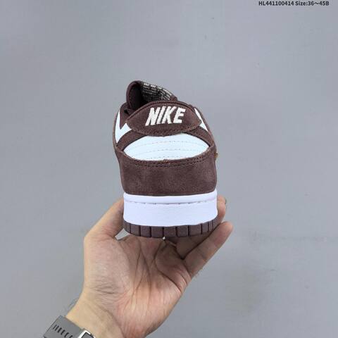 Nike Dunk Low White Brown Gold EU 36-45 Skate Shoe - Unisex (BS-60741)