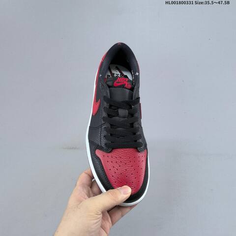 Air Jordan 1 Low OG Banned X AIR JORDAN 1 Aj1 Lifestyle (BS-66392)