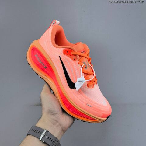 Nike Vomero Plus ReactX Air Zoom Bright Orange Black Red EU 36-45 Running Shoe - Unisex (BS-60718)