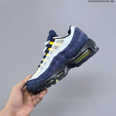 Nike Air Max 95 Navy White Yellow Black Grey EU 40-46 Sneaker - Men's (BS-61667)