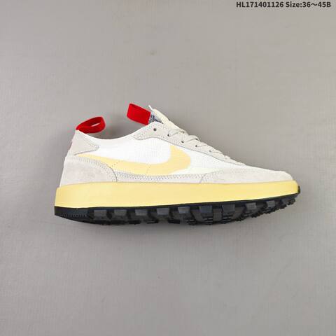 Nike Tom Sachs General Purpose Shoe White Light Grey Pale Yellow Red EU 36-45 Sneaker - Unisex (BS-63029)