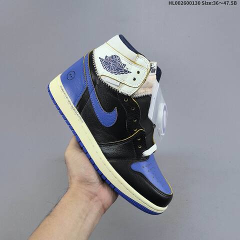 Union LA x Fragment Design x Air Jordan 1 Retro High OG Sport Royal A Lifestyle (BS-66758)