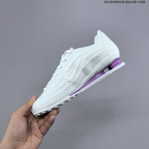 Nike Shox Z HQ7540-101 White Purple Pink EU 36-41 Sneaker - Unisex (BS-61912)